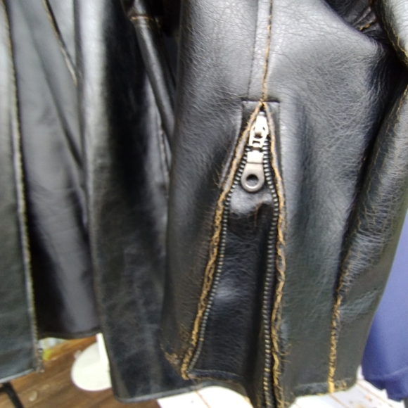 Rock And Chrome Black Faux Leather Jacket - Picture 5 of 8